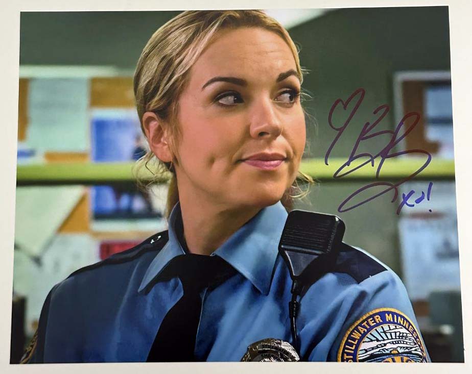 Briana Buckmaster original autograph on 8x10 Supernatural photo