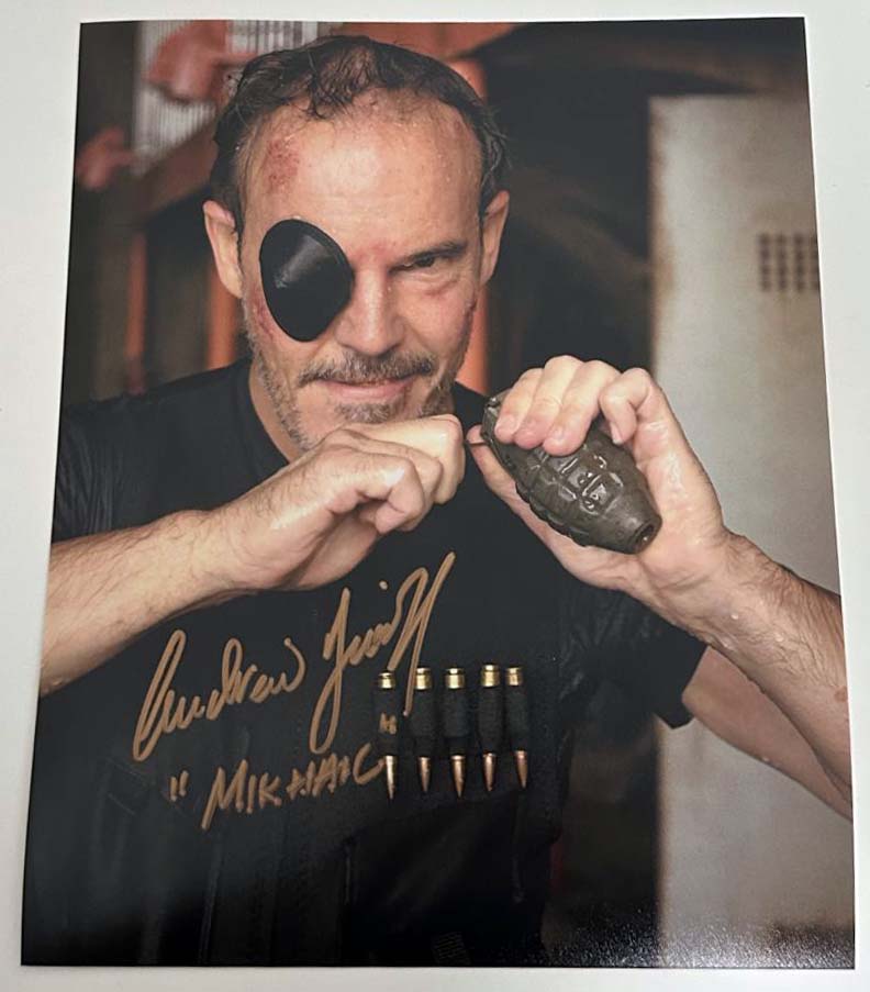 Andrew Divoff original autograph on 8x10 Lost photo