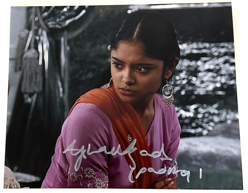 Afshan Azad original Autogramm auf 20x25 Foto Harry Potter