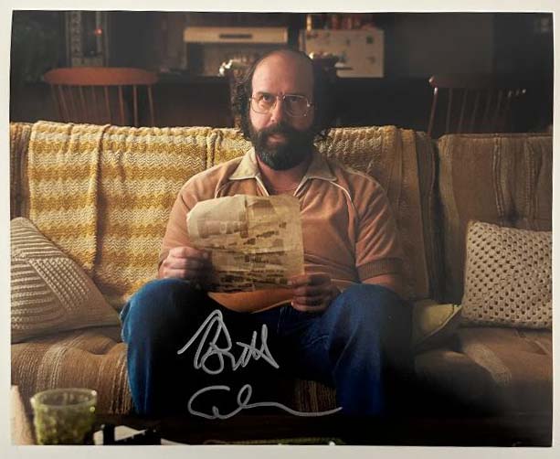 Brett Gelman aka Murray original autograph on 8x10 Stranger Things photo