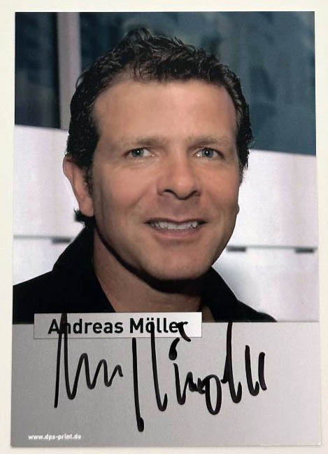 Andreas Möller original autograph on 6x4 postcard