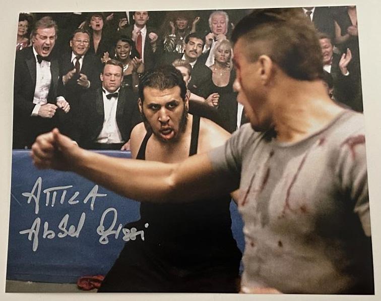 Abdel Qissi original autograph on 8x10 photo 