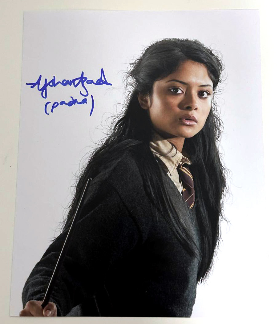 Afshan Azad original Autogramm auf 20x25 Foto Harry Potter