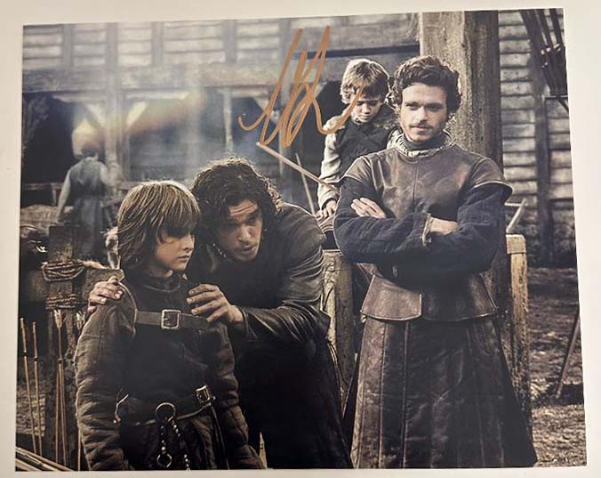 Art Parkinson original autograph on 8x10 Game of Thrones photo 