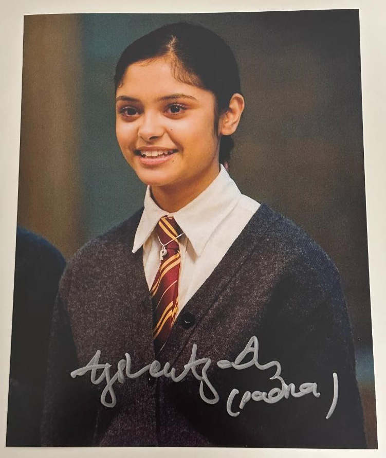 Afshan Azad original Autogramm auf 20x25 Foto Harry Potter