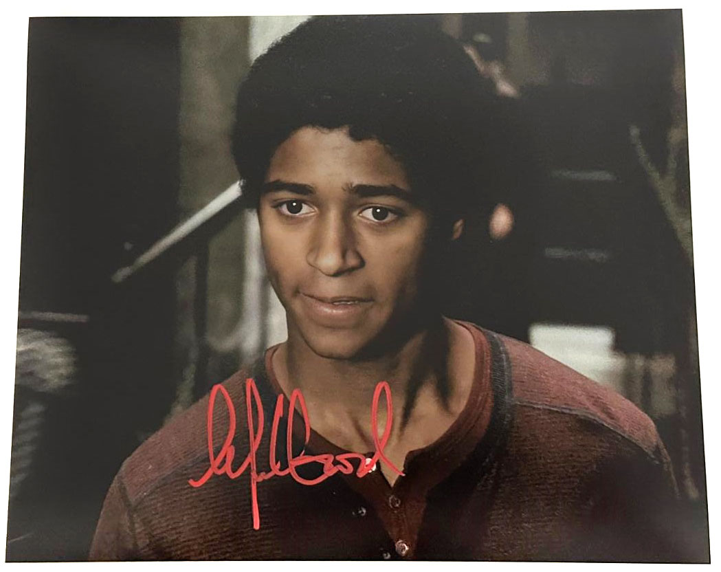 Alfred Enoch original Autogramm auf 20x25 Foto Harry Potter