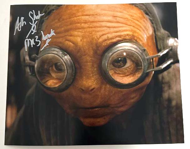 Arti Shah original autograph on 8x10 Star Wars photo