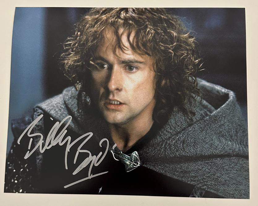 Billy Boyd aka Pippin original autograph on 8x10 Lord of the Rings photo 