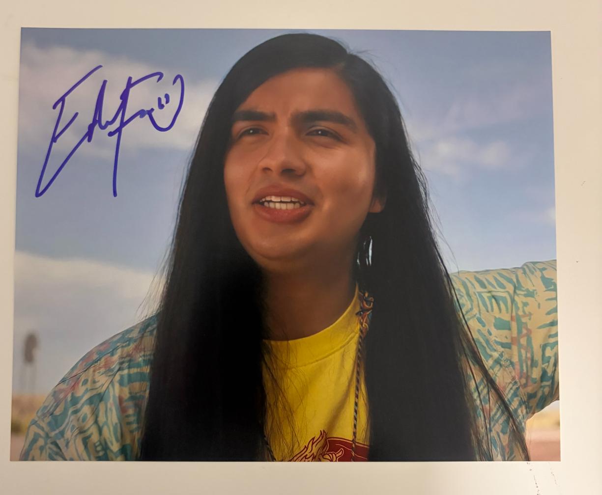 Eduardo Franco original autograph on 8x10 Stranger Things photo     