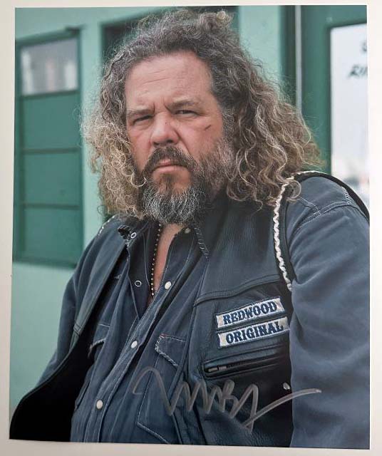 Mark Boone Jr. aka Bobby Munson original autograph on 8x10 Sons of Anarchy photo