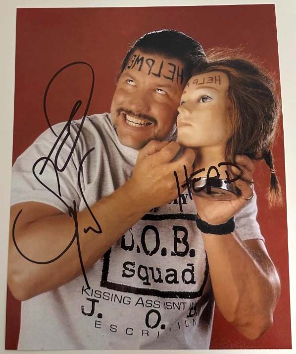Al Snow ECW original autograph on 8x10 photo 