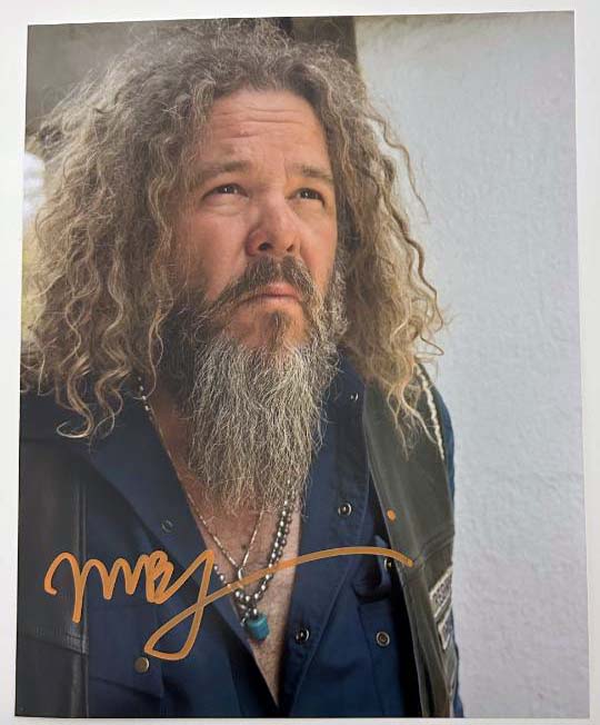 Mark Boone Jr. aka Bobby Munson original autograph on 8x10 Sons of Anarchy photo