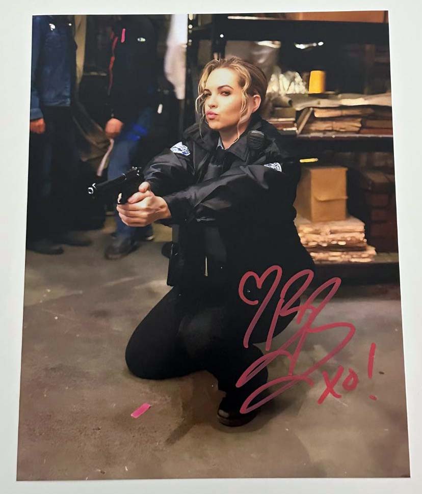 Briana Buckmaster original autograph on 8x10 Supernatural photo