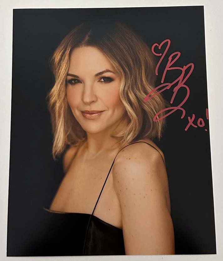 Briana Buckmaster original autograph on 8x10 Supernatural photo