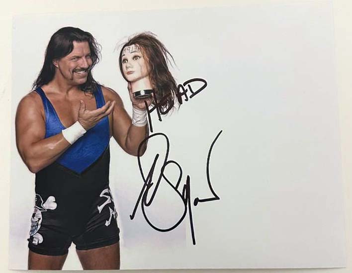 Al Snow ECW original autograph on 8x10 photo 