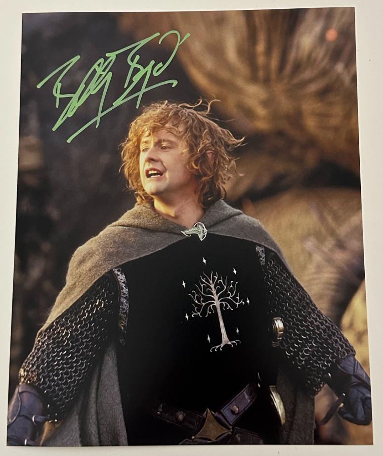 Billy Boyd aka Pippin original autograph on 8x10 Lord of the Rings photo 