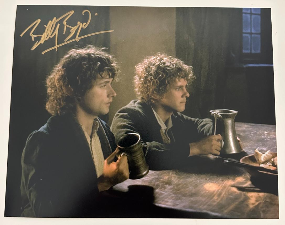 Billy Boyd aka Pippin original autograph on 8x10 Lord of the Rings photo 